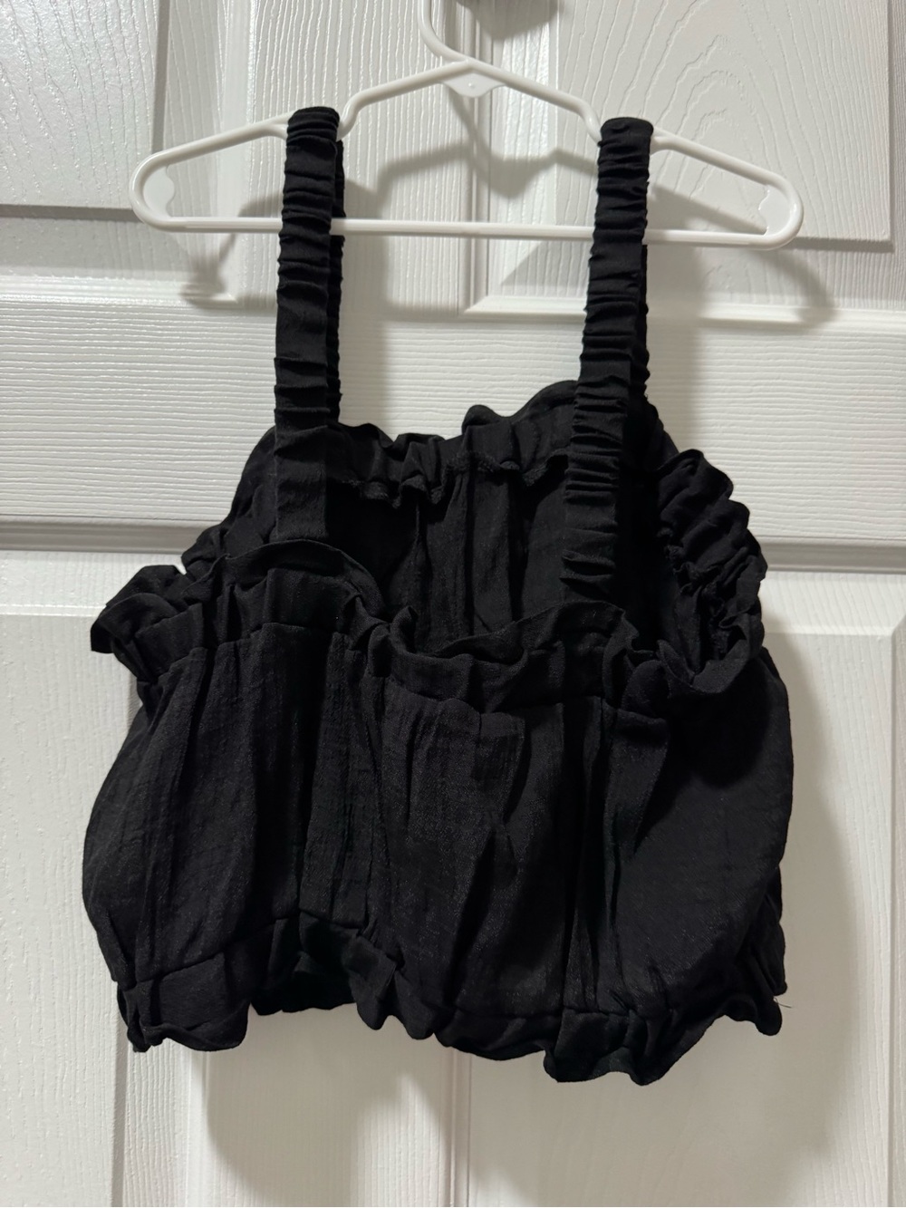 H&M Black Ruffle-Trim Tank - Picture 2 of 3